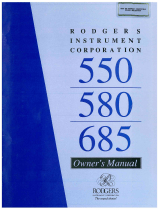 Rogers 585 Owner's manual
