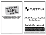 Metrix MA-4BT Installation guide