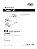 Lincoln Electric FlexCut 80 User manual