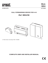urmet domus 9854/58 Complete User And Installer Manual