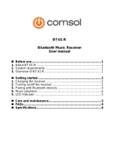 Comsol BT-01-R User manual