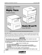 Laars Mighty Therm HH 1430 Installation And Operation Instructions Manual