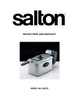 Salton SDF25 Instructions And Warranty