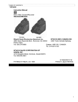 Hitachi VM-E55A User manual