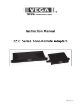 Vega 223C Series User manual
