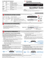 Fortinet FortiGate-50A Quick start guide