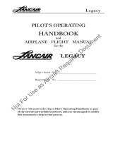 Lancair LEGACY Pilot's Operating Handbook And Flight Manual