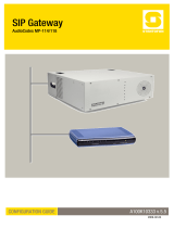 Stentofon AudioCodes MP-114 Configuration manual