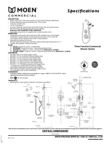 Moen T8342EP15CBN-8371HDL Dimensions Guide