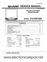 Sharp 21M-FG1L User manual