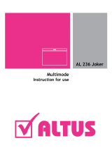 Altus 2315 A+ D Instructions Manual