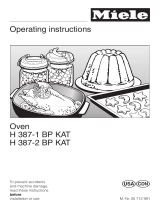 Miele H 387-1 B KAT User manual