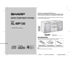 Sharp XL-MP130 User manual
