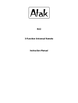 Atak RA3 User manual