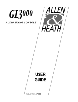 ALLEN & HEATH GL3000 User manual