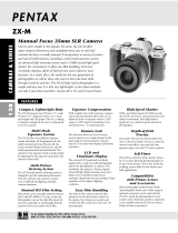 Pentax Automatic Fixed Mount Lens 55mm f2.8 Macro User manual