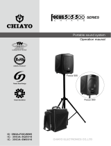 Chiayo Focus 500 series Operating instructions
