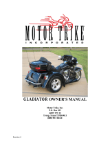 Motor Trike GLADIATOR Owner's manual