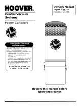 Hoover S5640 User manual