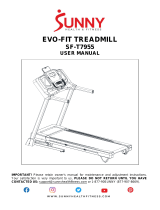 Sunny Health & Fitness EVO-FIT SF-T7955 User manual