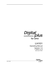 Lenz Digital plus LH101 Operating instructions