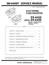 Sharp ER-A420 User manual
