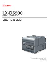 Canon LX-D5500 User guide