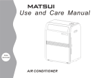 Matsui MPA7KWR User manual