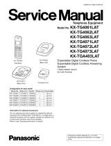 Panasonic KX-TG4071LAT User manual