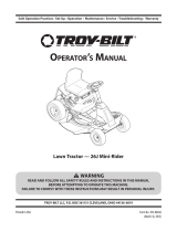 Troy-Bilt 26J Mini-Rider User manual