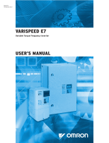 Omron Varispeed E7 User manual