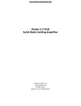 Universal Audio 1176LN User manual