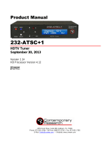 Contemporary Research 232-ATSC+SDI User manual