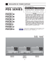 TTI PDS120-6 User manual