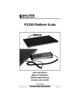 Salter Brecknell PS250 User manual