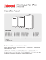 Rinnai EfficiencyHD250 Installation guide
