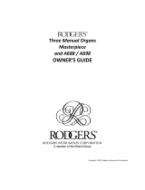 Rodgers A658 Owner's manual