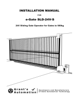 Grant's Automation e-Gate SLD-24V-D User manual