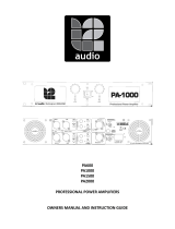 L2 Audio PA1500 Owner's manual
