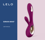 LELO Soraya Wave Luxurious Rabbit Massager Deep Rose User manual