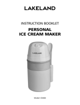 Lakeland ICE CREAM MAKER User manual