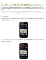 Vodafone 985N Smart 4 Power User manual