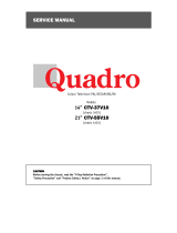 Quadro CTV-37V10 User manual