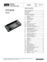 Barth Mini-PLC STG-850 User manual