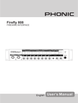 Phonic Firefly 808 Universal User manual