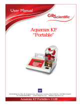 GR Scientific Aquamax KF ECO User manual