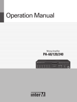 Inter-m PA-60 User manual
