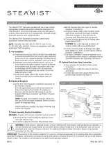 Steamist SM-12 Electrical Installation Instructions