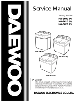 Daewoo DW-3600 User manual