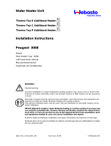 Webasto Thermo Top P Installation Instructions Manual